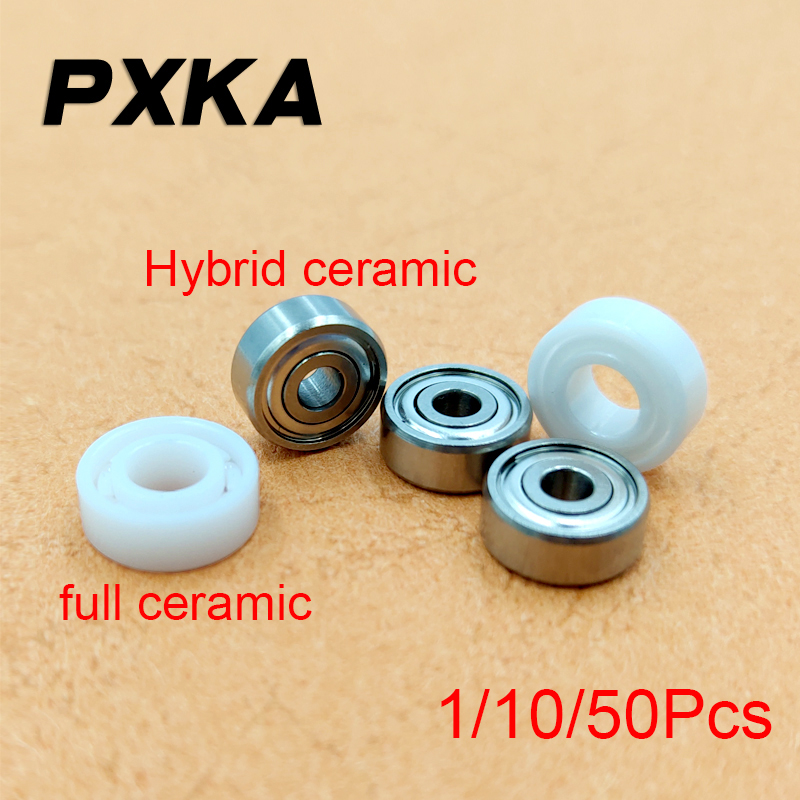 Fidget Spinner Bearing - 1/10/50Pcs Hybrid semi-ceramic bearing fishing wheel