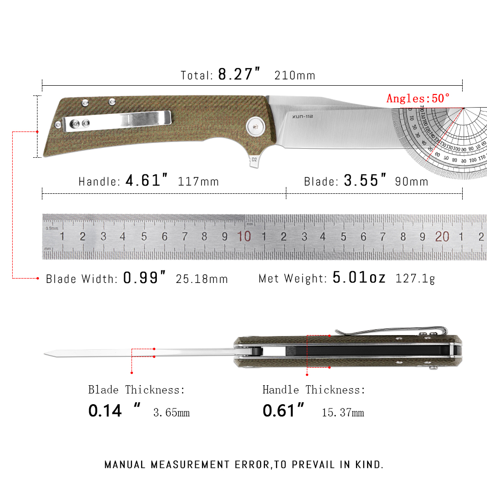 Shooziz XUN112 EDC Folding Kni - đánh giá và giá Edc Concealed Carry Knife