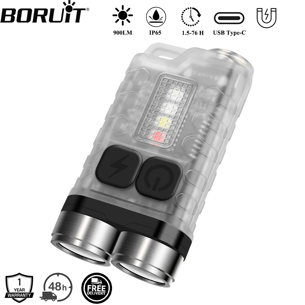 BORUiT V3 LED Keychain Portabl - đánh giá và giá Keychain Flashlight
