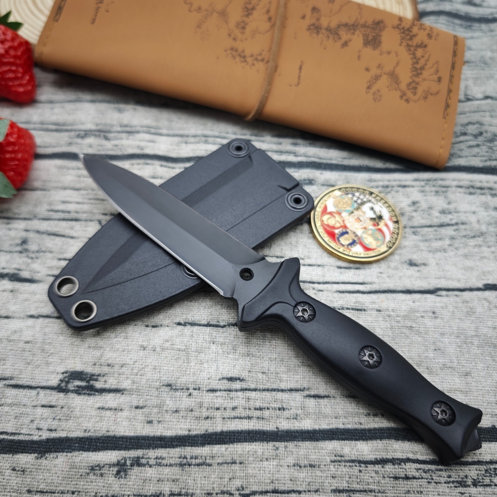 High Hardness Outdoor Fixed Bl - đánh giá và giá Edc Carry Fixed Blade