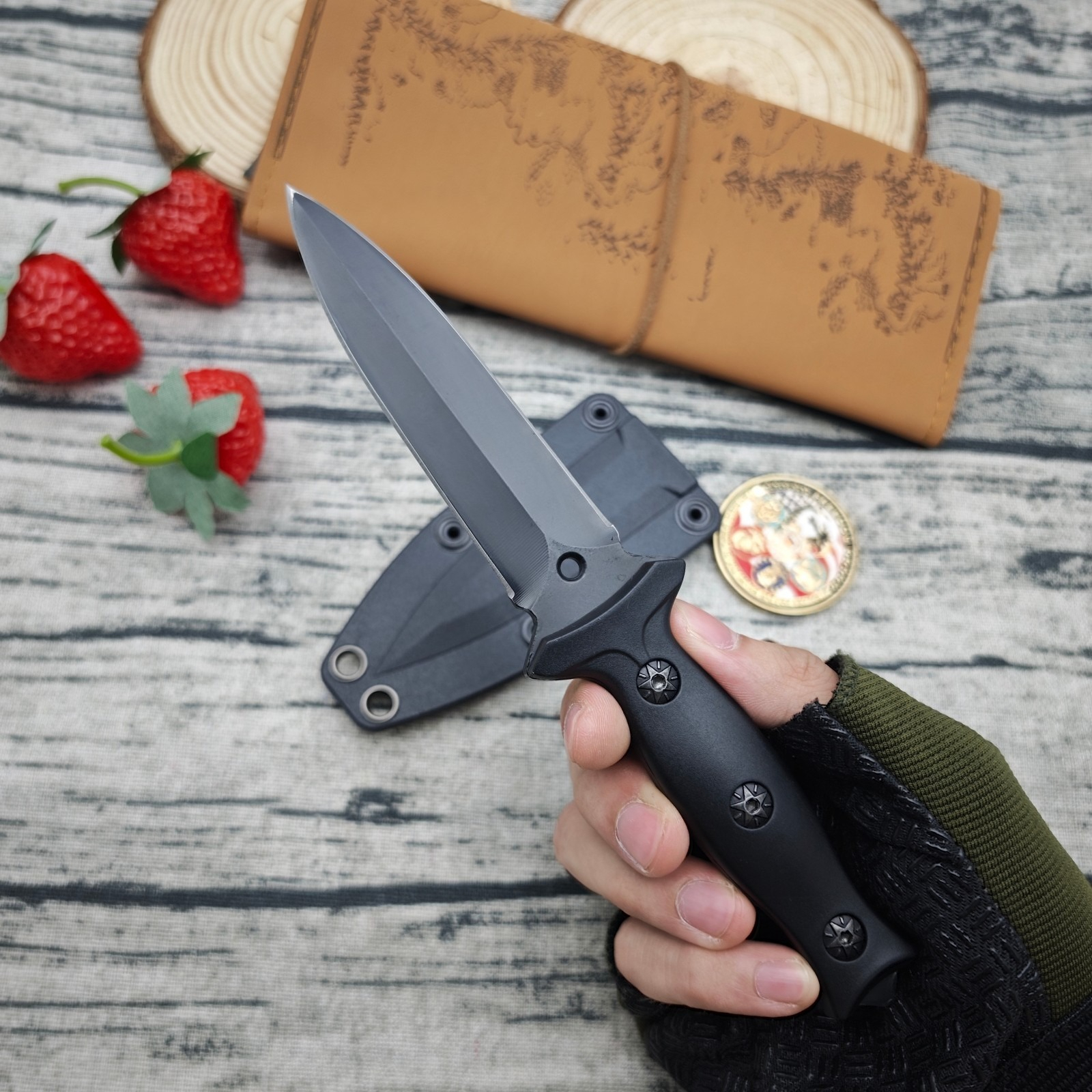 High Hardness Outdoor Fixed Bl - đánh giá và giá Edc Carry Fixed Blade