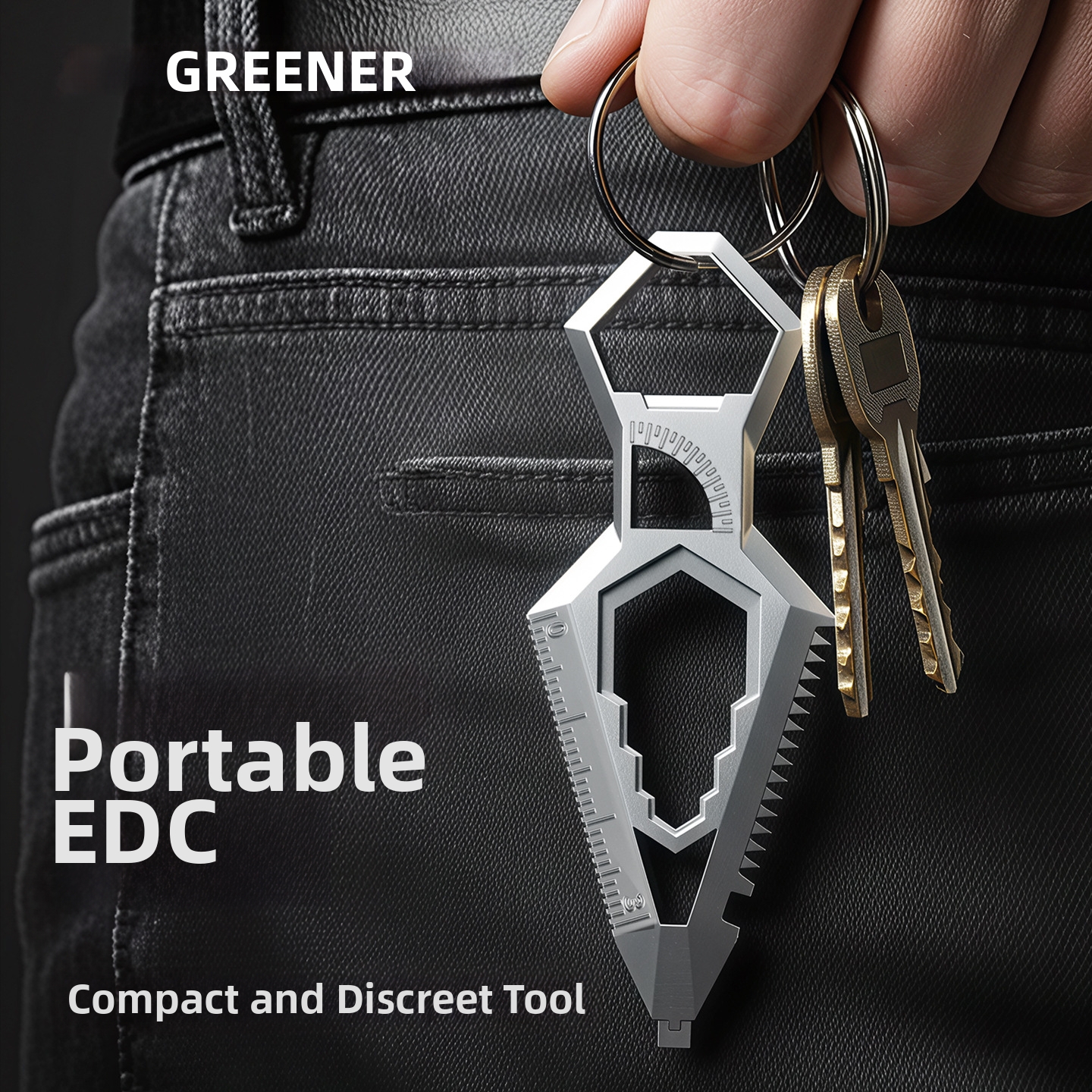 GREENER EDC Keychain Multi Too - đánh giá và giá Appendix Carry Edc