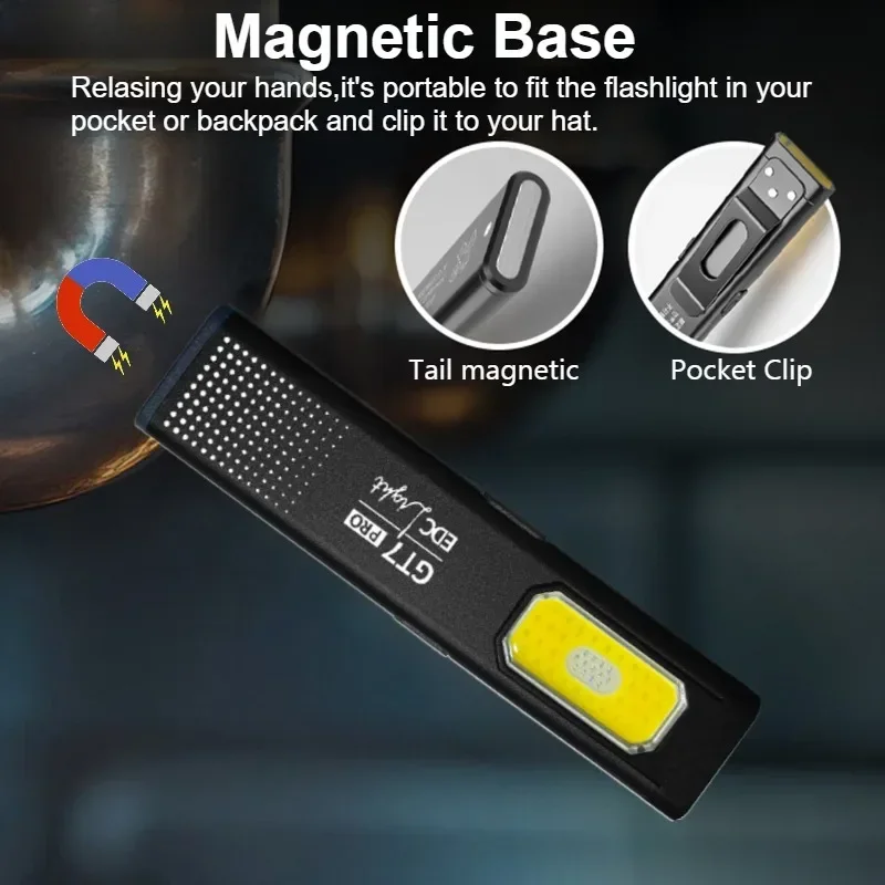Mini LED Flashlight USB C Rech - đánh giá và giá Keychain Flashlight