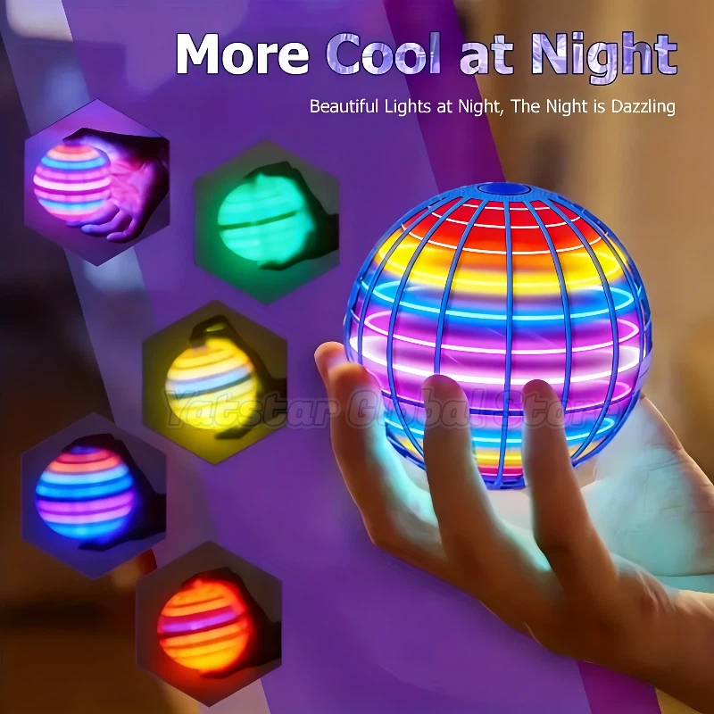 LED Light Up Flying Orb Boomer - đánh giá và giá Fidget Spinner Bearing