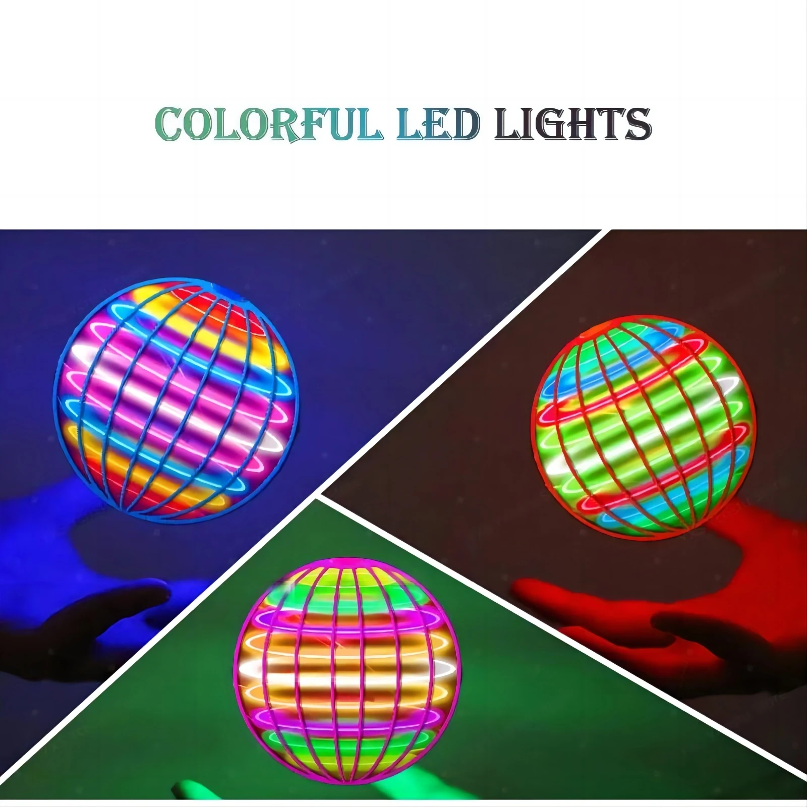 LED Light Up Flying Orb Boomer - đánh giá và giá Fidget Spinner Bearing