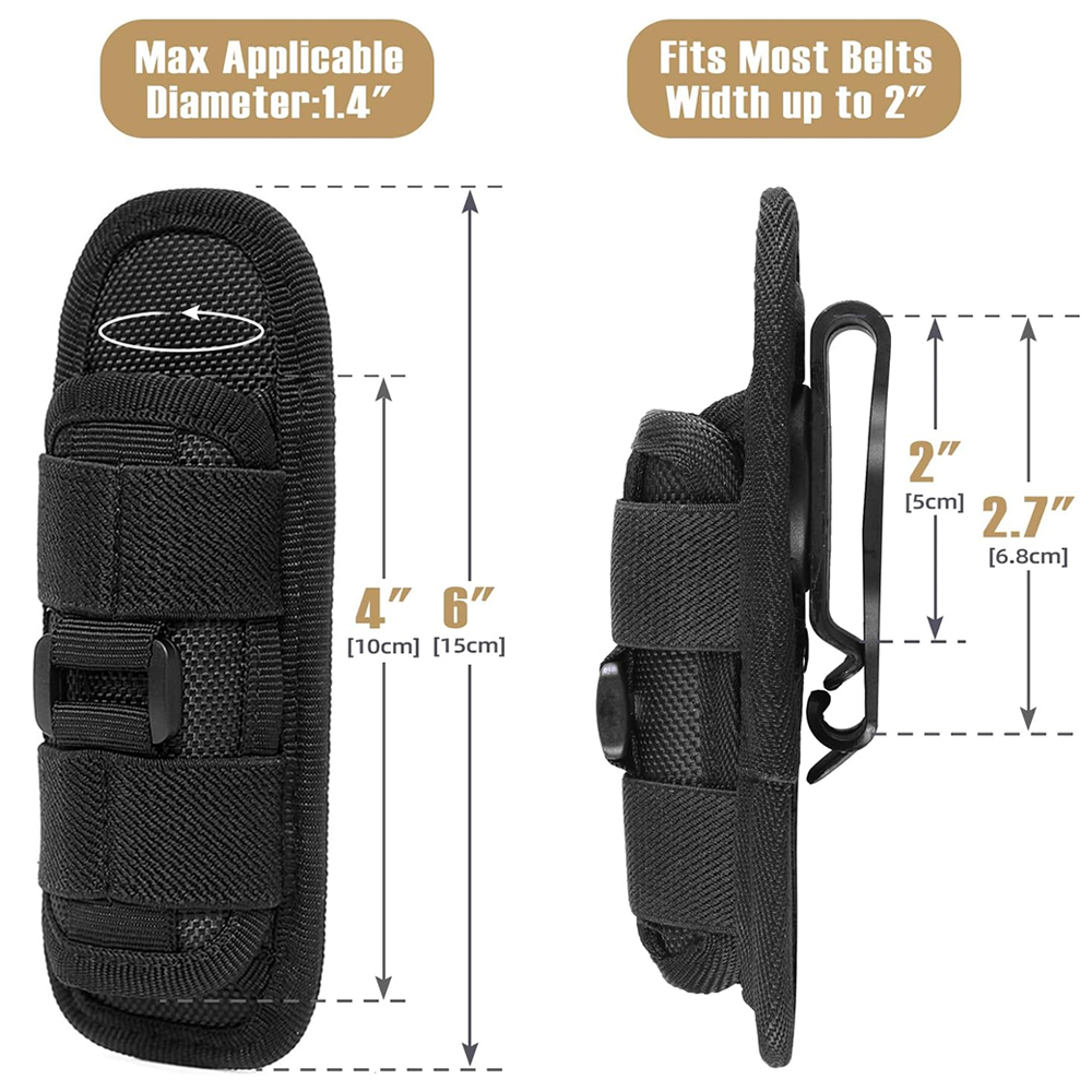 Tactical Flashlight Pouch Hols - đánh giá và giá Appendix Carry Edc