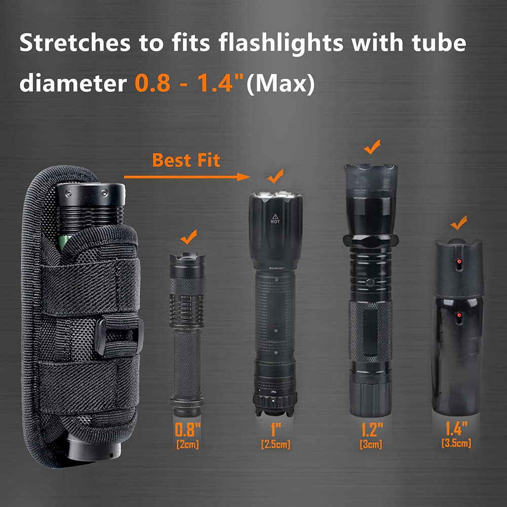 Tactical Flashlight Pouch Hols - đánh giá và giá Appendix Carry Edc