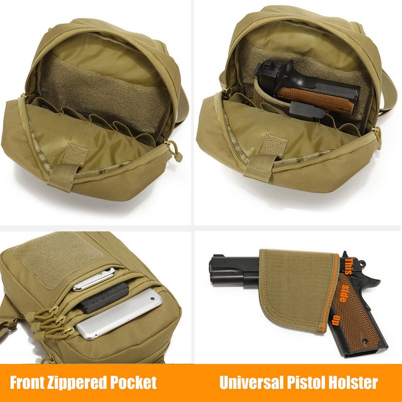 EDC 1000D Tactical Chest Bag P - đánh giá và giá Edc Carry Gun