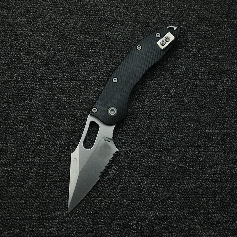 LEMIFSHE  Manual Stitch Textur - đánh giá và giá Edc Concealed Carry Knife