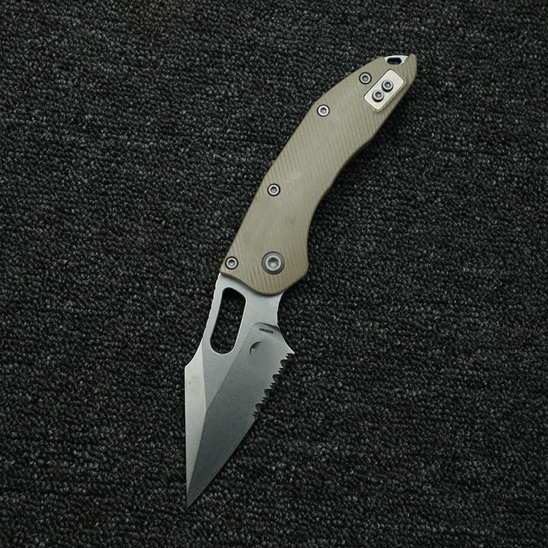 LEMIFSHE  Manual Stitch Textur - đánh giá và giá Edc Concealed Carry Knife