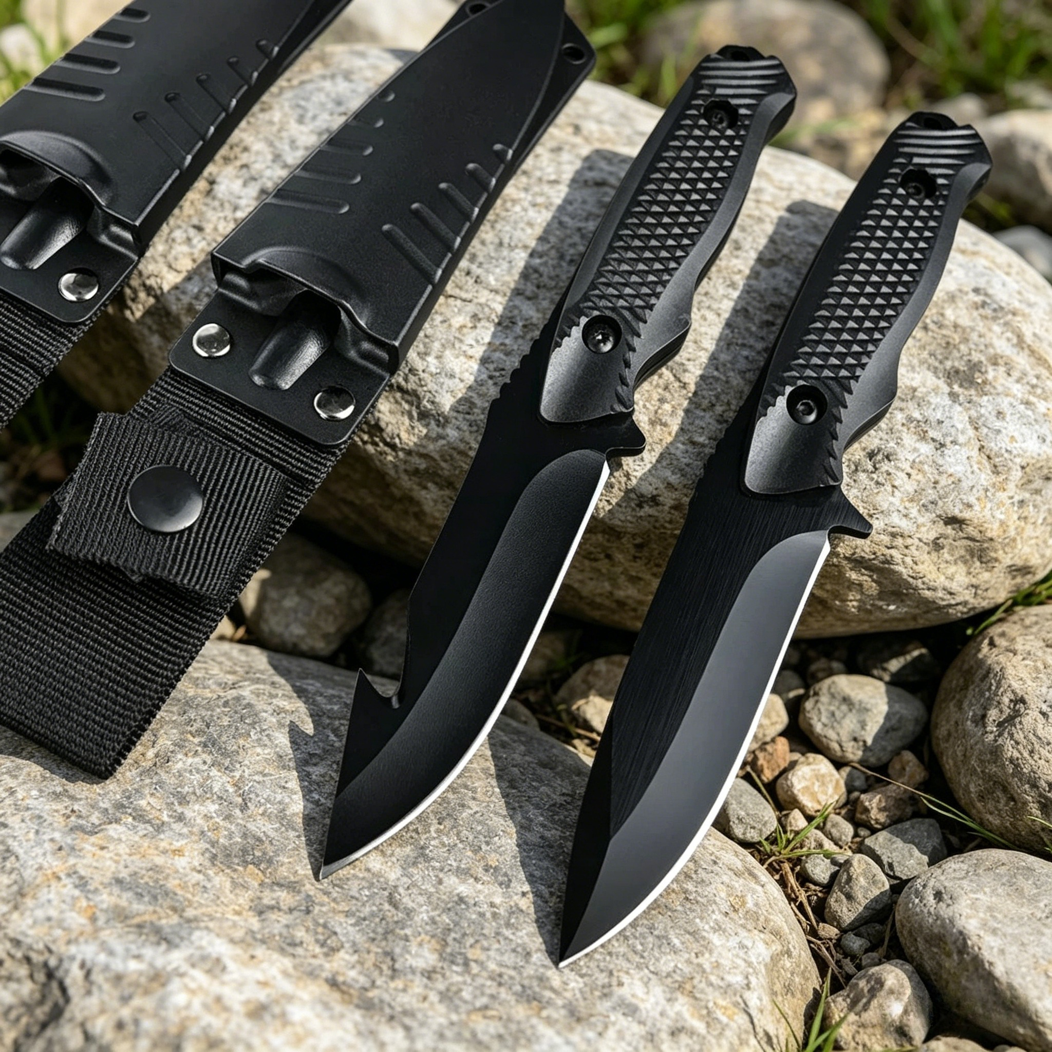Outdoor Jungle Hunting Knife 5 - đánh giá và giá Edc Carry Fixed Blade
