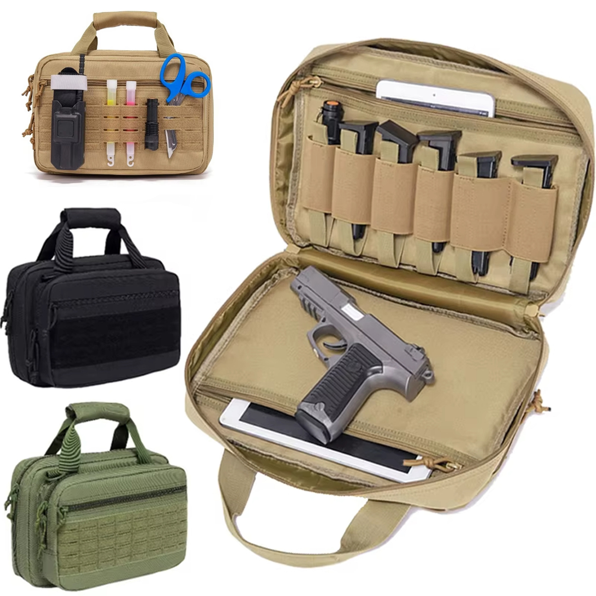 Tactical Pistol Case Gun Bag S - đánh giá và giá Edc Pistol Carry Bag