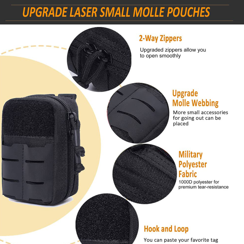 Tactical Mini Belt Pouches, Mu - đánh giá và giá Edc Carry Belt