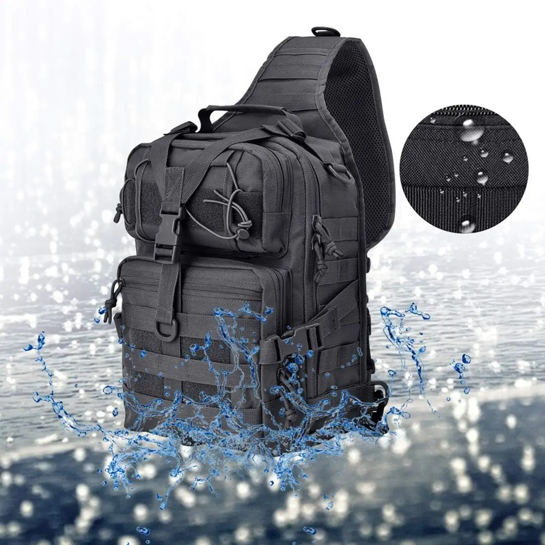 Tactical Sling Backpack Should - đánh giá và giá Edc Pistol Carry Bag