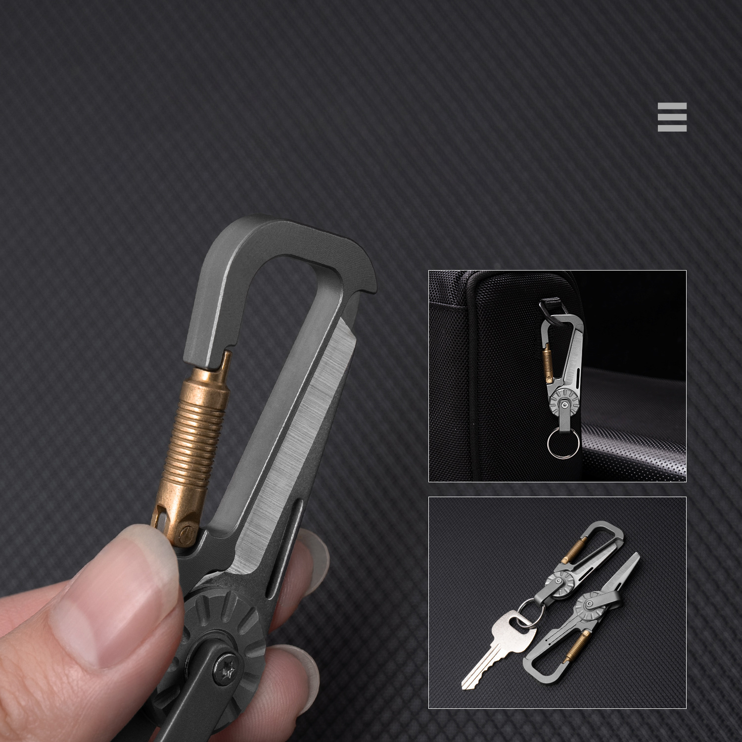Titanium Alloy EDC Keychain Wi - đánh giá và giá Edc Carry All