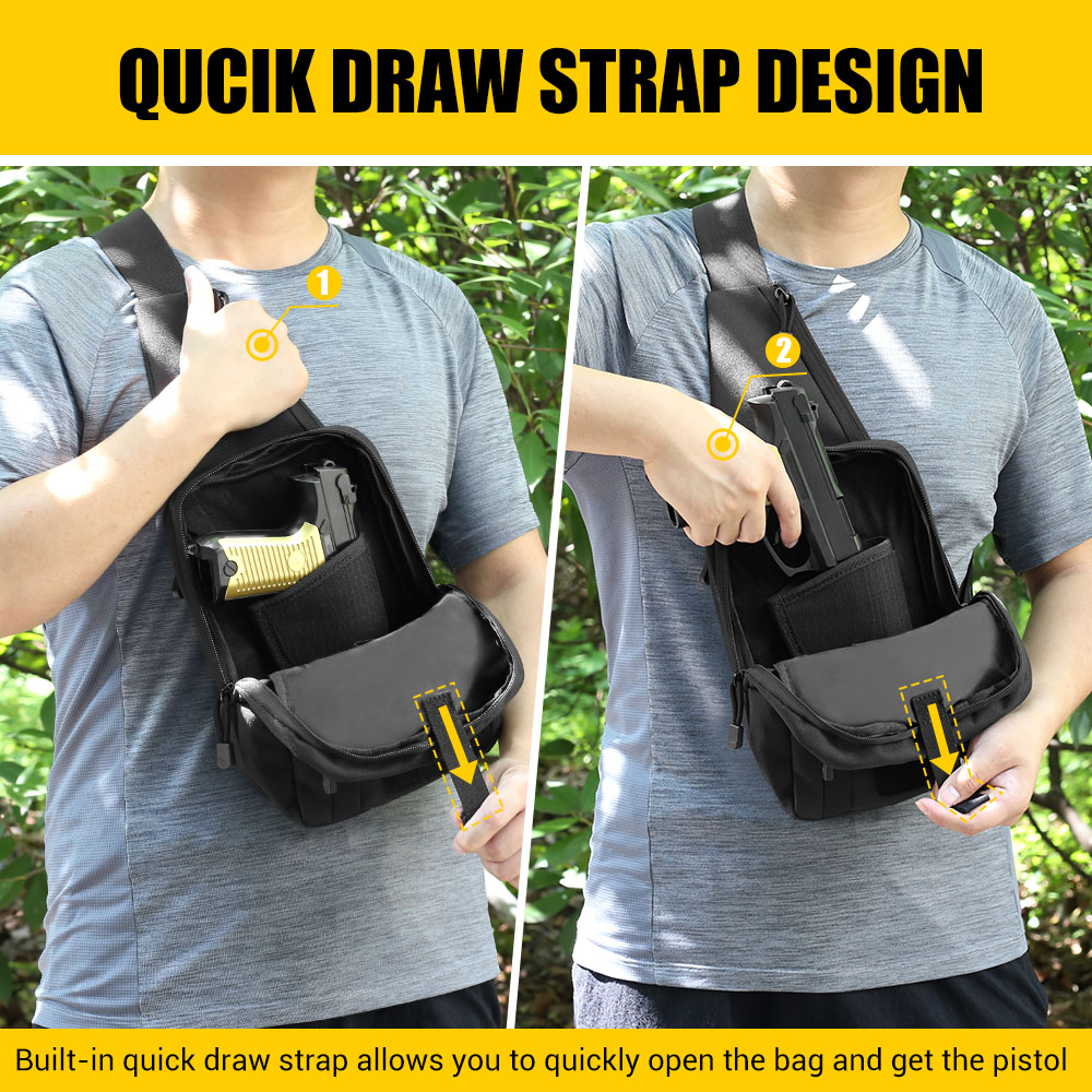 Tactical Pistol Gun Bag Concea - đánh giá và giá Edc Carry Gun