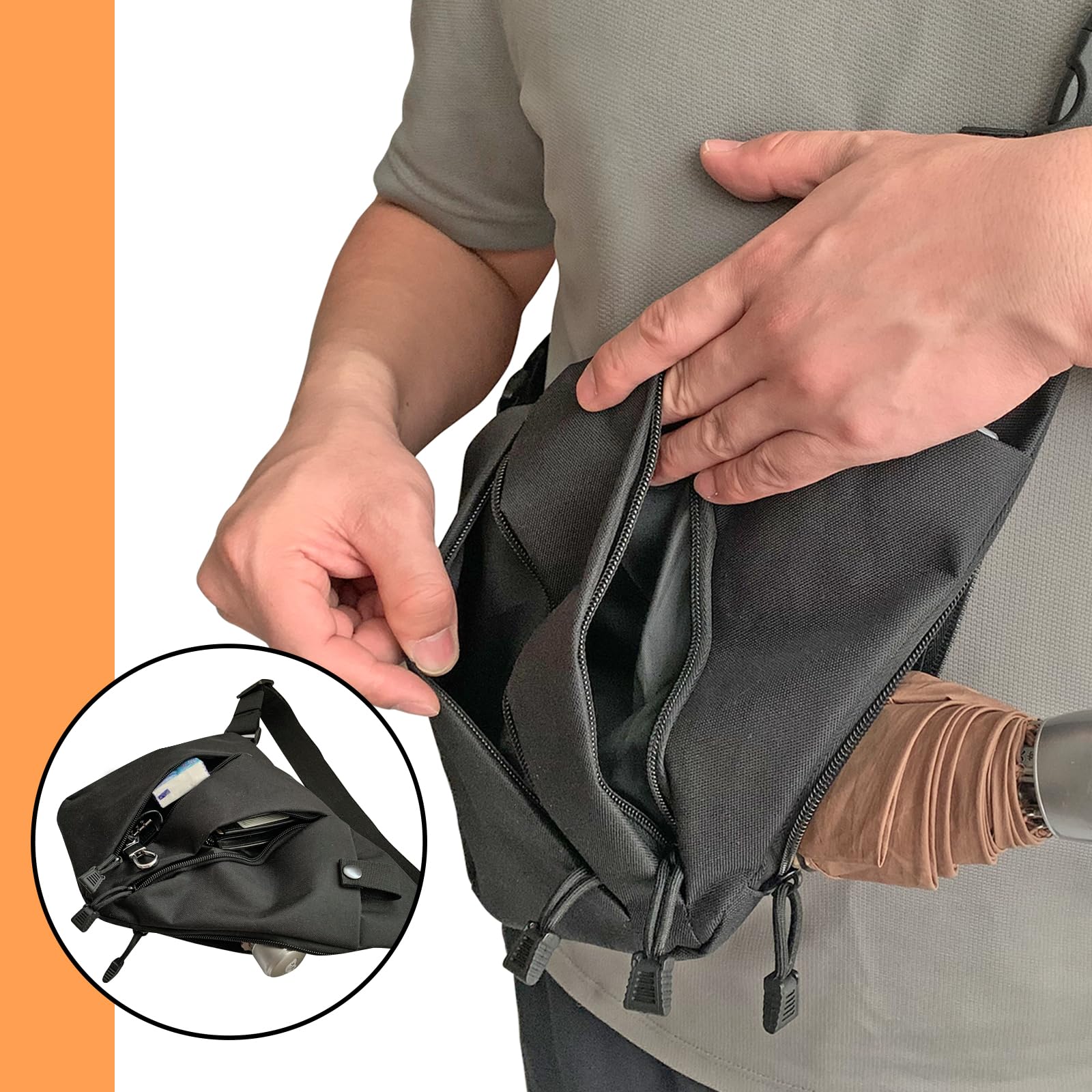 Tactical Crossbody Sling Bag E - đánh giá và giá Edc Pistol Carry Bag