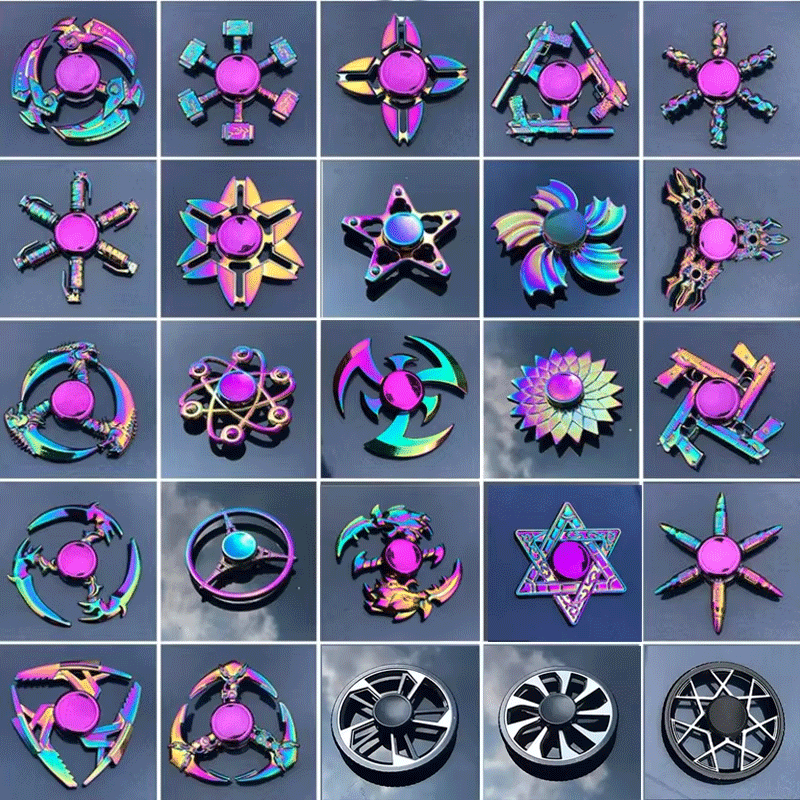 Metal Fidget Spinner Rainbow C - đánh giá và giá Fidget Spinner Bearing