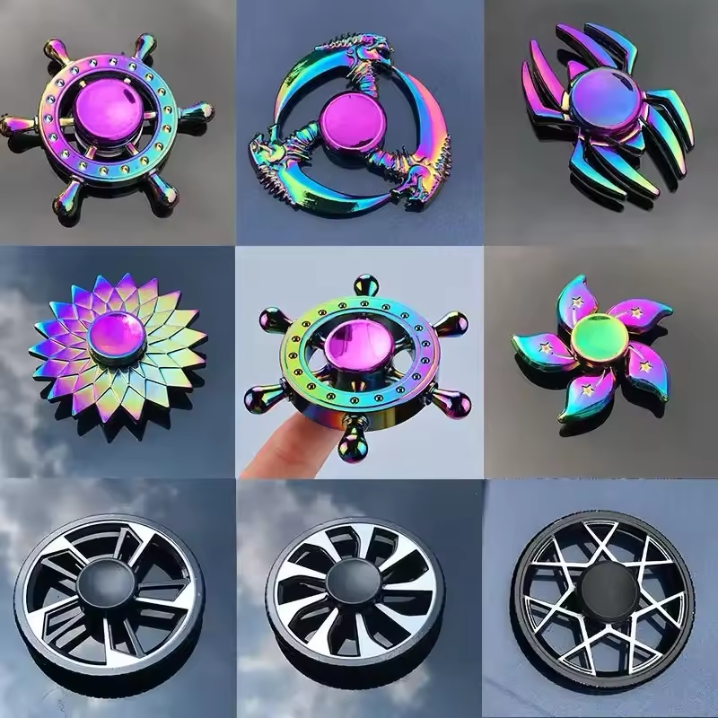 Metal Fidget Spinner Rainbow C - đánh giá và giá Fidget Spinner Bearing