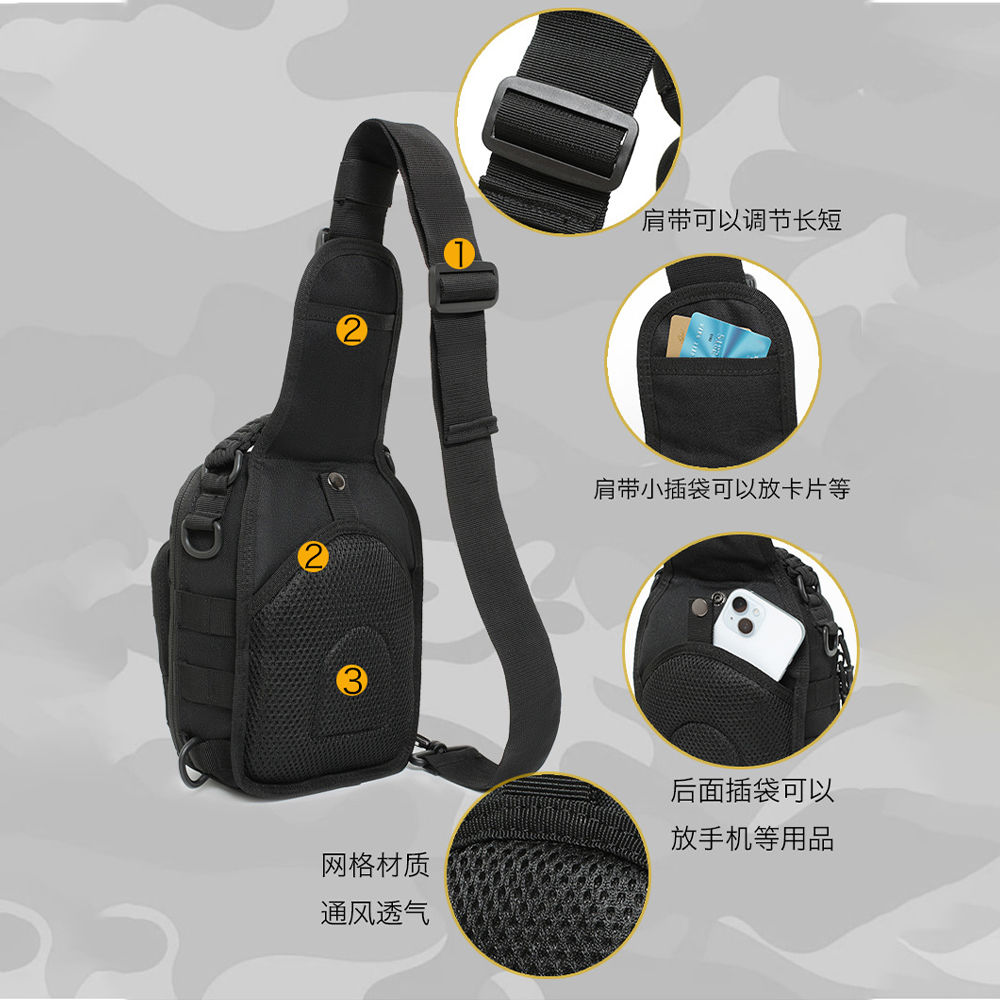 Tactical Sling Bag Pouch Multi - đánh giá và giá Edc Pistol Carry Bag