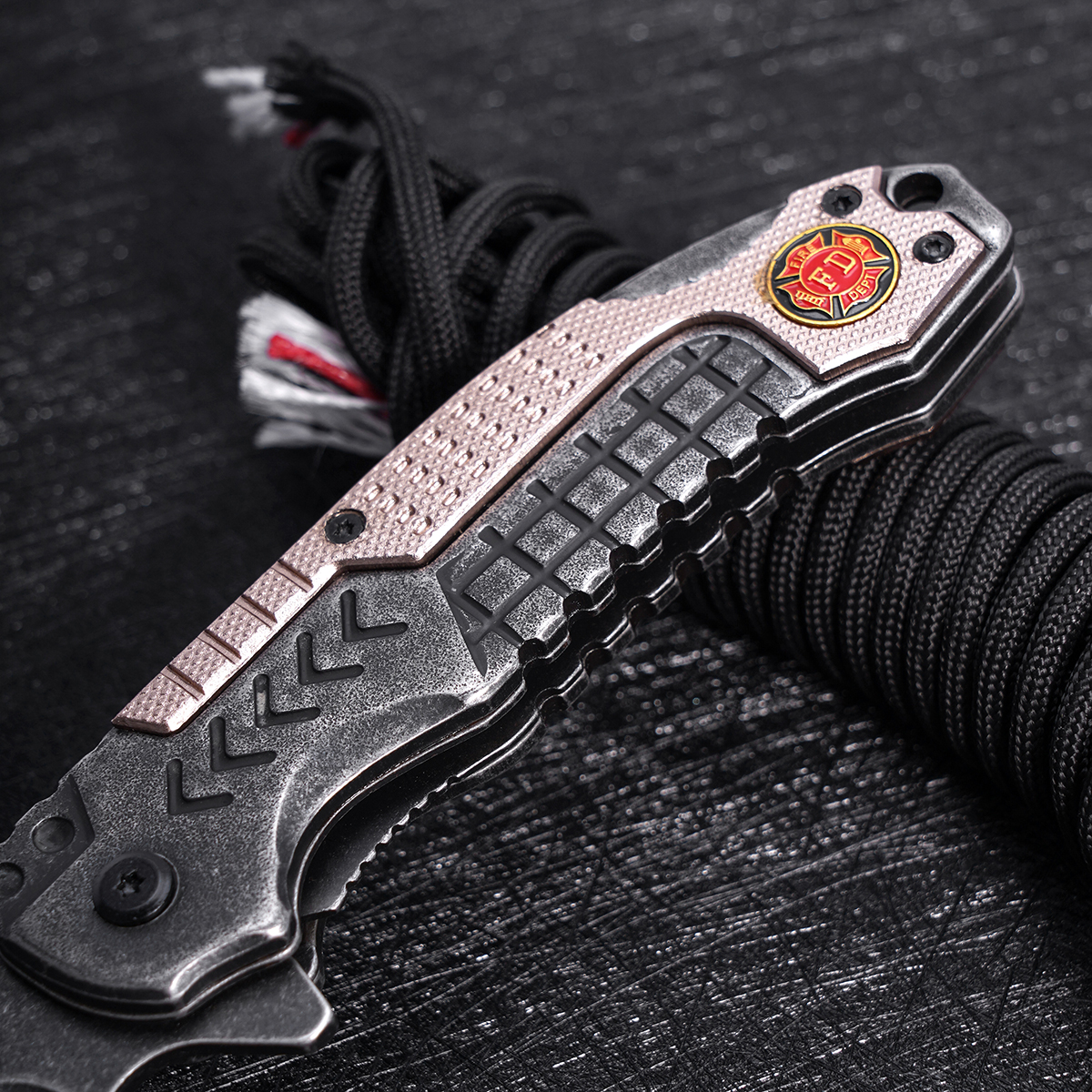 Premium Stonewashed Stainless  - đánh giá và giá Edc Day Carry