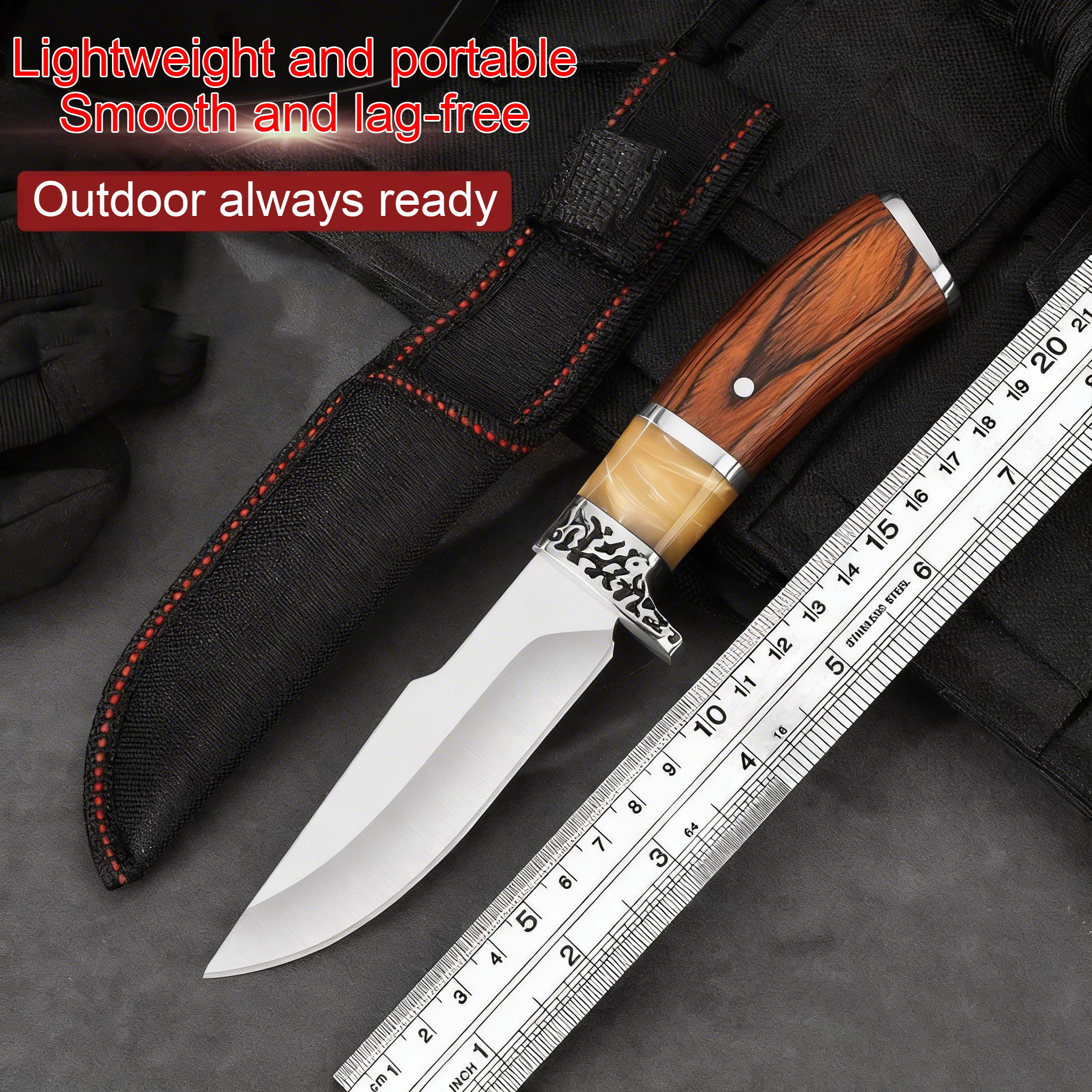 New outdoor knife with resin r - đánh giá và giá Edc Concealed Carry Knife